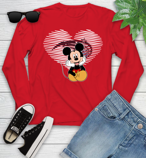 NBA Orlando Magic The Heart Mickey Mouse Disney Basketball Youth Long Sleeve 11
