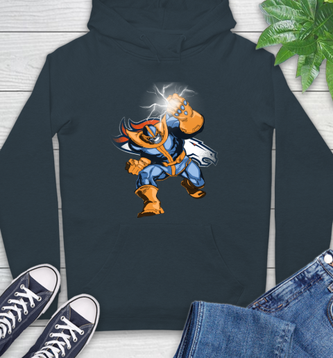 Denver Broncos NFL Football Thanos Avengers Infinity War Marvel Hoodie 7