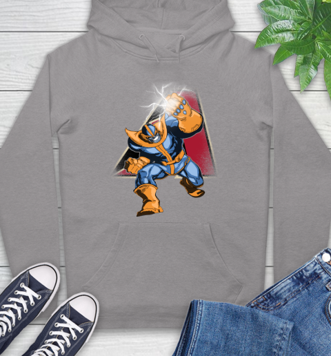 Arizona Diamondbacks MLB Baseball Thanos Avengers Infinity War Marvel Hoodie 6