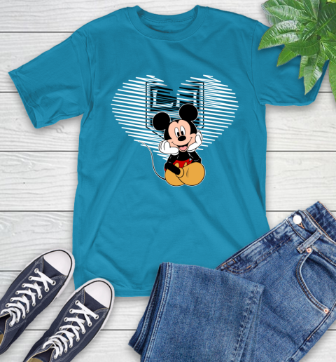 NHL Los Angeles Kings The Heart Mickey Mouse Disney Hockey T-Shirt 9