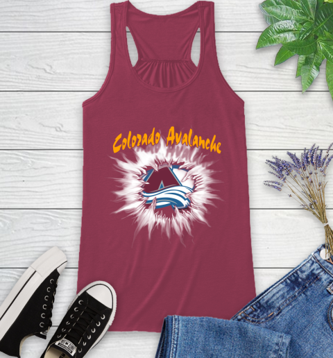 Colorado Avalanche NHL Hockey Adoring Fan Rip Sports Racerback Tank 7