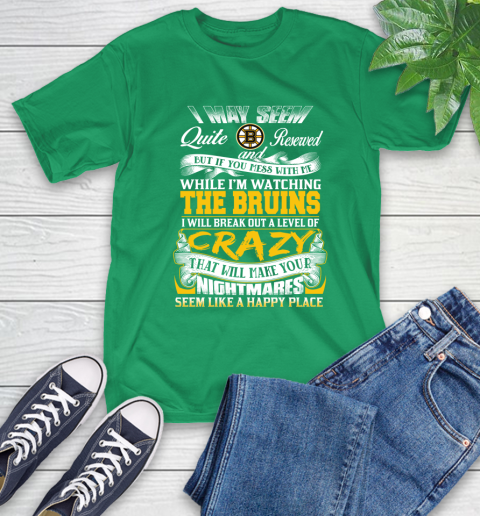 Boston Bruins NHL Hockey Don't Mess With Me While I'm Watching My Team T-Shirt 7