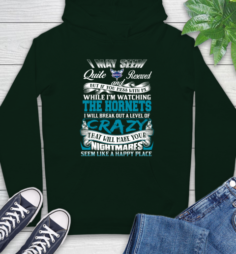 Charlotte Hornets NBA Basketball Don't Mess With Me While I'm Watching My Team Hoodie 12