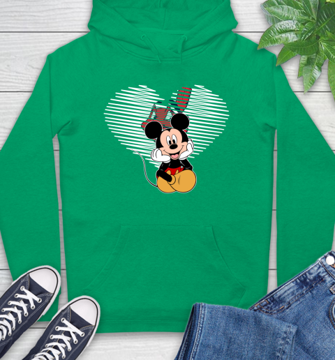 MLB Cleveland Indians The Heart Mickey Mouse Disney Baseball T Shirt_000 Hoodie 8