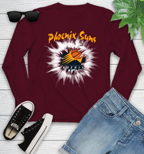 Phoenix Suns NBA Basketball Rip Sports Youth Long Sleeve 6