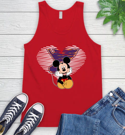 NHL St.Louis Blues The Heart Mickey Mouse Disney Hockey Tank Top 5
