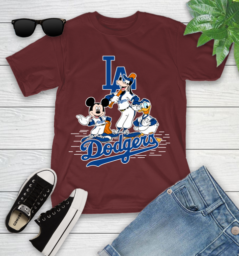 MLB Boston Red Sox Mickey Mouse Donald Duck Goofy Baseball T Shirt