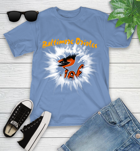 Baltimore Orioles MLB Baseball Adoring Fan Rip Sports Youth T-Shirt 15