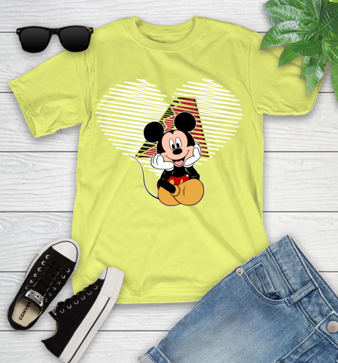 MLB Arizona Diamondbacks The Heart Mickey Mouse Disney Baseball T Shirt_000 Youth T-Shirt 10