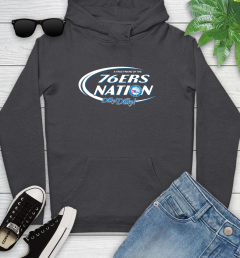 NBA A True Friend Of The Philadelphia 76ers Dilly Dilly Basketball Sports Youth Hoodie 8