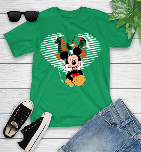 NFL Cincinnati Bengals The Heart Mickey Mouse Disney Football T Shirt_000 Youth T-Shirt 8
