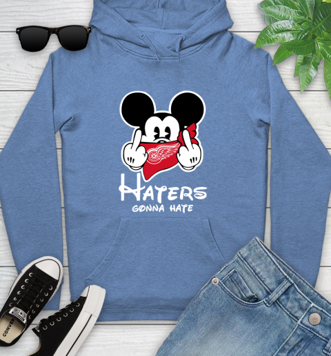 NHL Dallas Stars Haters Gonna Hate Mickey Mouse Disney Hockey T Shirt Youth Hoodie 13