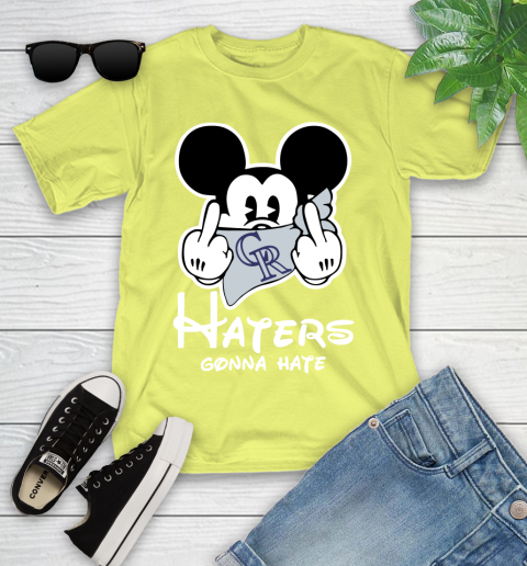 MLB Colorado Rockies Gonna Hate Mickey Mouse Disney Baseball T Shirt_000 Youth T-Shirt 10