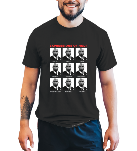 Brooklyn Nine Nine T Shirt, Brooklyn 99 T Shirt, Raymond Holt Tshirt, Expressions Of Holt Shirt