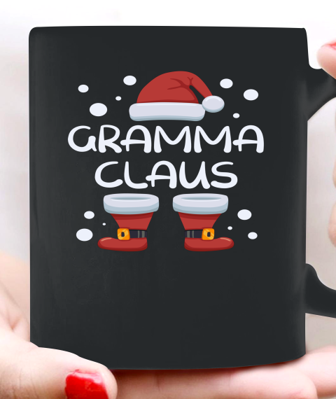 Gramma Claus Happy Christmas Pajama Family Matching Xmas Ceramic Mug 11oz