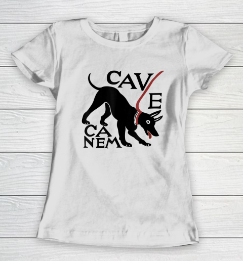 Cave Canem  Beware Of Dog Women's T-Shirt