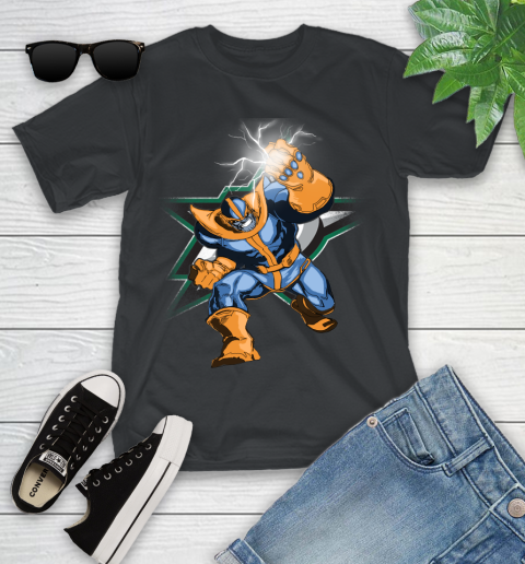 Dallas Stars NHL Hockey Thanos Avengers Infinity War Marvel Youth T-Shirt