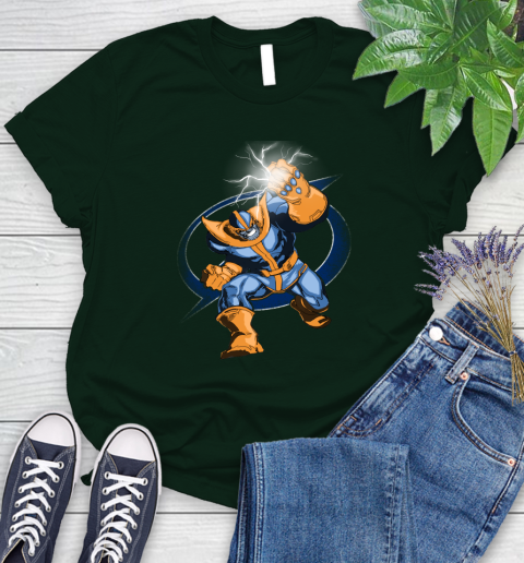 Tampa Bay Lightning NHL Hockey Thanos Avengers Infinity War Marvel Women's T-Shirt 6