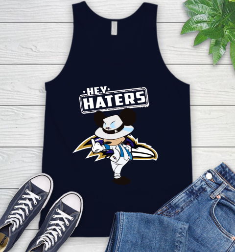NFL Hey Haters Mickey Football Sports Baltimore Ravens Tank Top 2