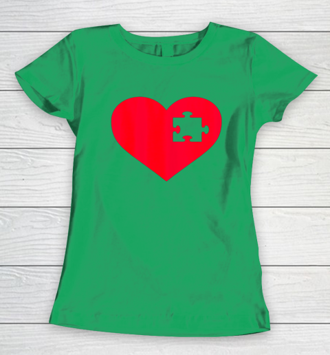 Family Valentine Insert Heart Gift Women's T-Shirt 4
