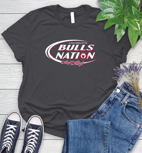 NBA A True Friend Of The Chicago Bulls Dilly Dilly Basketball Sports Women's T-Shirt 8