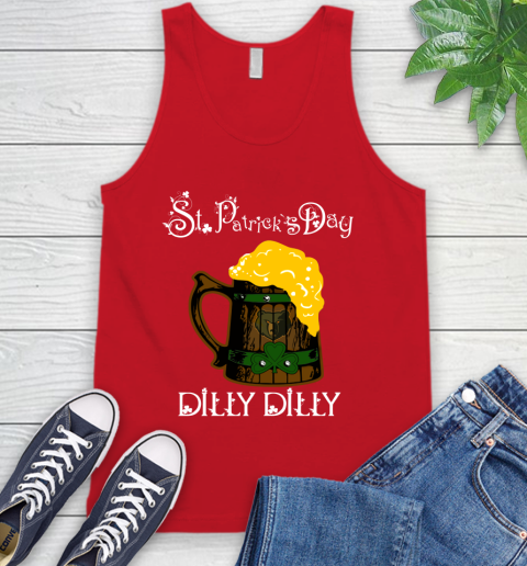 NBA Memphis Grizzlies St Patrick's Day Dilly Dilly Beer Basketball Sports Tank Top 5
