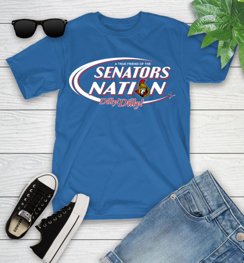 NHL A True Friend Of The Ottawa Senators Dilly Dilly Hockey Sports Youth T-Shirt 12