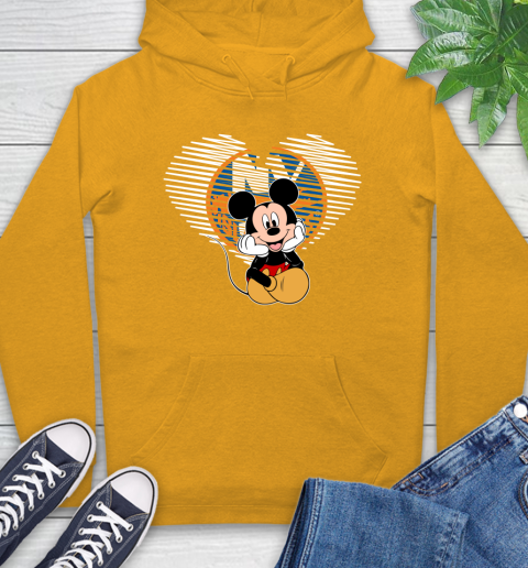 Yellow mickey mouse hoodie sale