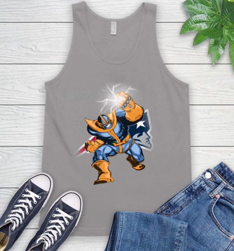 New England Patriots NFL Football Thanos Avengers Infinity War Marvel Tank Top 3
