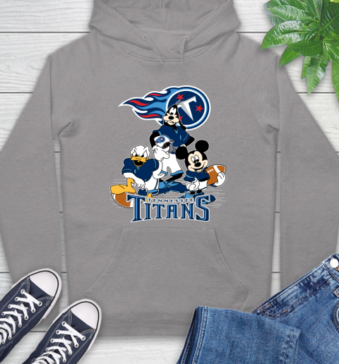 NFL Tennessee Titans Mickey Mouse Donald Duck Goofy Football Shirt Hoodie 6