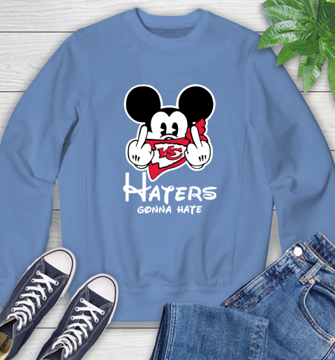 NFL Kansas City Chiefs Haters Gonna Hate Mickey Mouse Disney Football T Shirt_000 Sweatshirt 11
