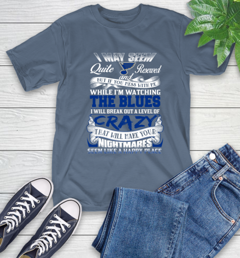 St.Louis Blues NHL Hockey Don't Mess With Me While I'm Watching My Team T-Shirt 8