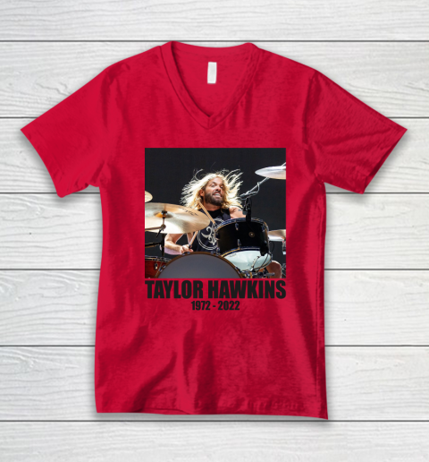 Taylor Hawkins 1972  2022 Shirt RIP Foo Fighters Drummer V-Neck T-Shirt 3