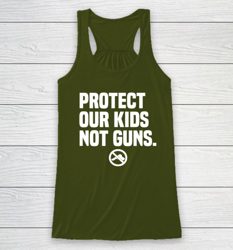 Wear Orange Protect Our Kids Not Guns Shirt End Gun Violence Racerback Tank 2