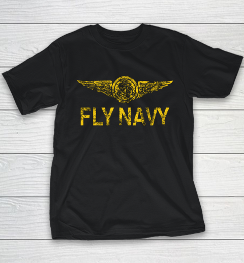 Fly Navy Shirt Youth T-Shirt 1