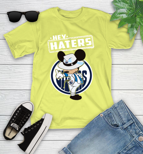 NHL Hey Haters Mickey Hockey Sports Edmonton Oilers Youth T-Shirt 10