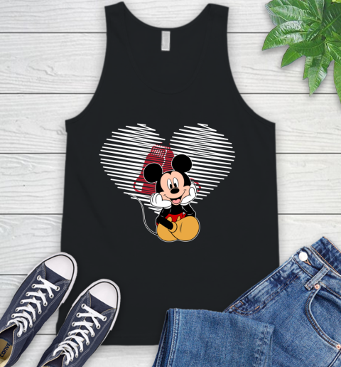 MLB Boston Red Sox The Heart Mickey Mouse Disney Baseball T Shirt_000 Tank Top