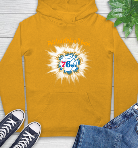 Philadelphia 76ers NBA Basketball Rip Sports Hoodie 2