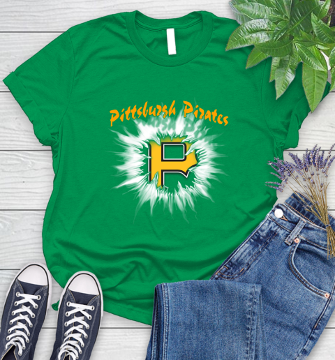 Pittsburgh Pirates MLB Baseball Adoring Fan Rip Sports Women's T-Shirt 9