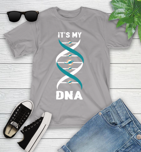 Miami Dolphins NFL Football It's My DNA Sports Youth T-Shirt 4
