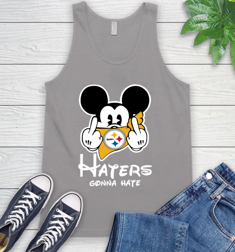 NFL Pittsburgh Steelers Haters Gonna Hate Mickey Mouse Disney Football T Shirt_000 Tank Top 3
