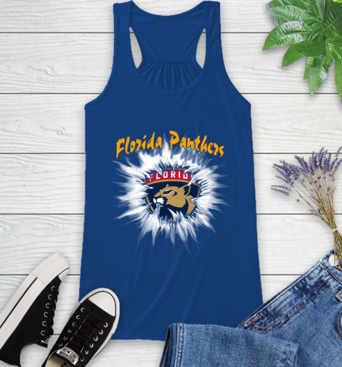 Florida Panthers NHL Hockey Adoring Fan Rip Sports Racerback Tank 8