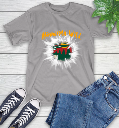 Minnesota Wild NHL Hockey Adoring Fan Rip Sports T-Shirt 6