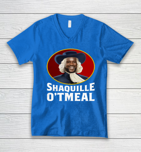Shaquille Oatmeal V-Neck T-Shirt 4