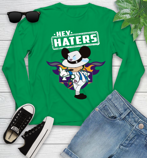 NBA Hey Haters Mickey Basketball Sports Phoenix Suns Youth Long Sleeve 7