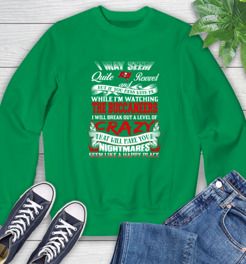 Tampa Bay Buccaneers NFL Football Don't Mess With Me While I'm Watching My Team Sweatshirt 7