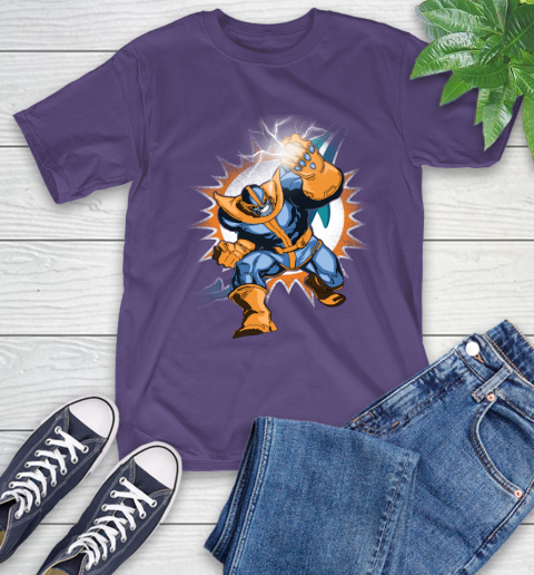 Miami Dolphins NFL Football Thanos Avengers Infinity War Marvel T-Shirt 5