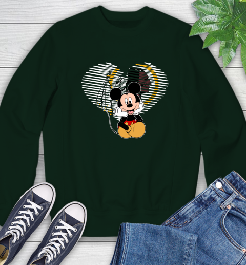 NFL Washington Redskins The Heart Mickey Mouse Disney Football T Shirt_000 Sweatshirt 12