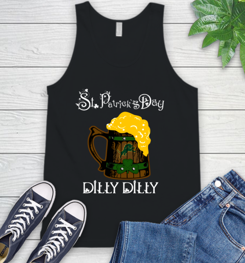 NFL Detroit Lions St Patrick's Day Dilly Dilly Beer Football Sports Tank Top