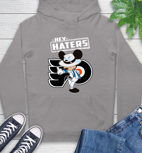 NHL Hey Haters Mickey Hockey Sports Philadelphia Flyers Hoodie 6